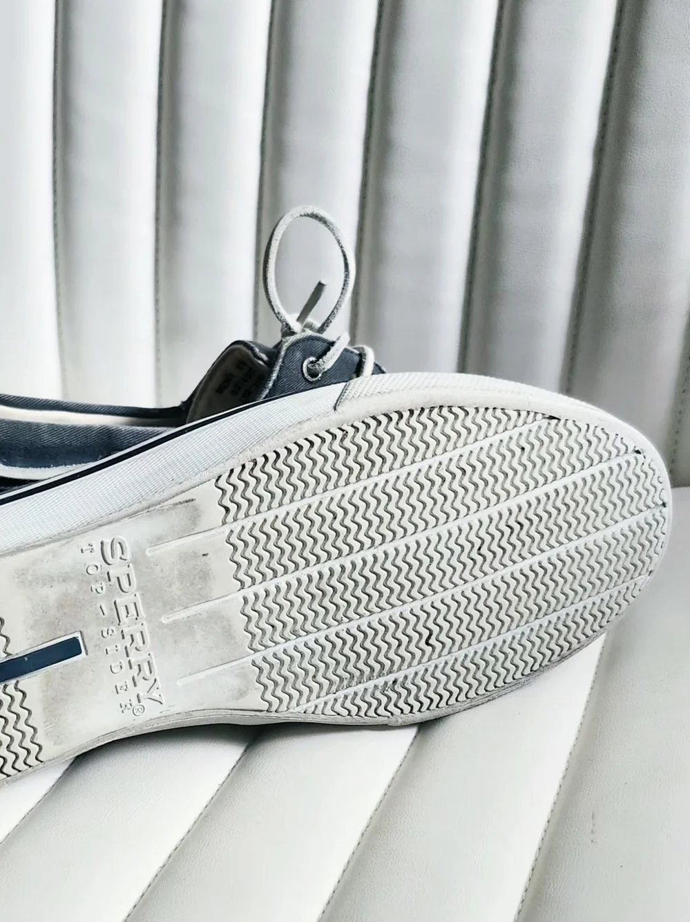 Sperry Men’s Navy Canvas Boat Shoes